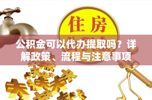 沈丘公积金可以代办提取吗？详解政策、流程与注意事项