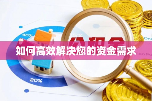 沈丘如何高效解决您的资金需求